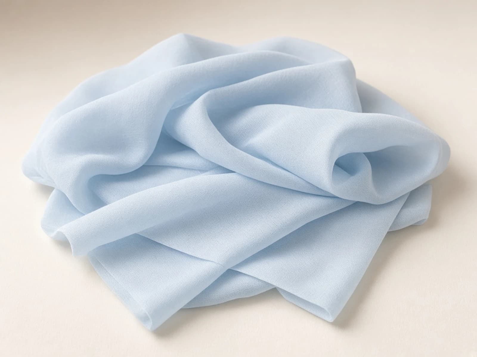 Pale blue cotton batiste lawn with a fine lightweight weave