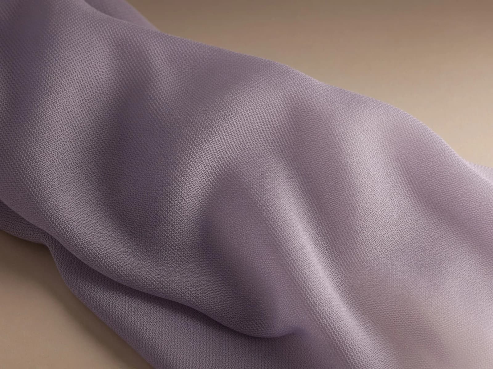 Fine-gauge semi-sheer knit with delicate close-loop construction