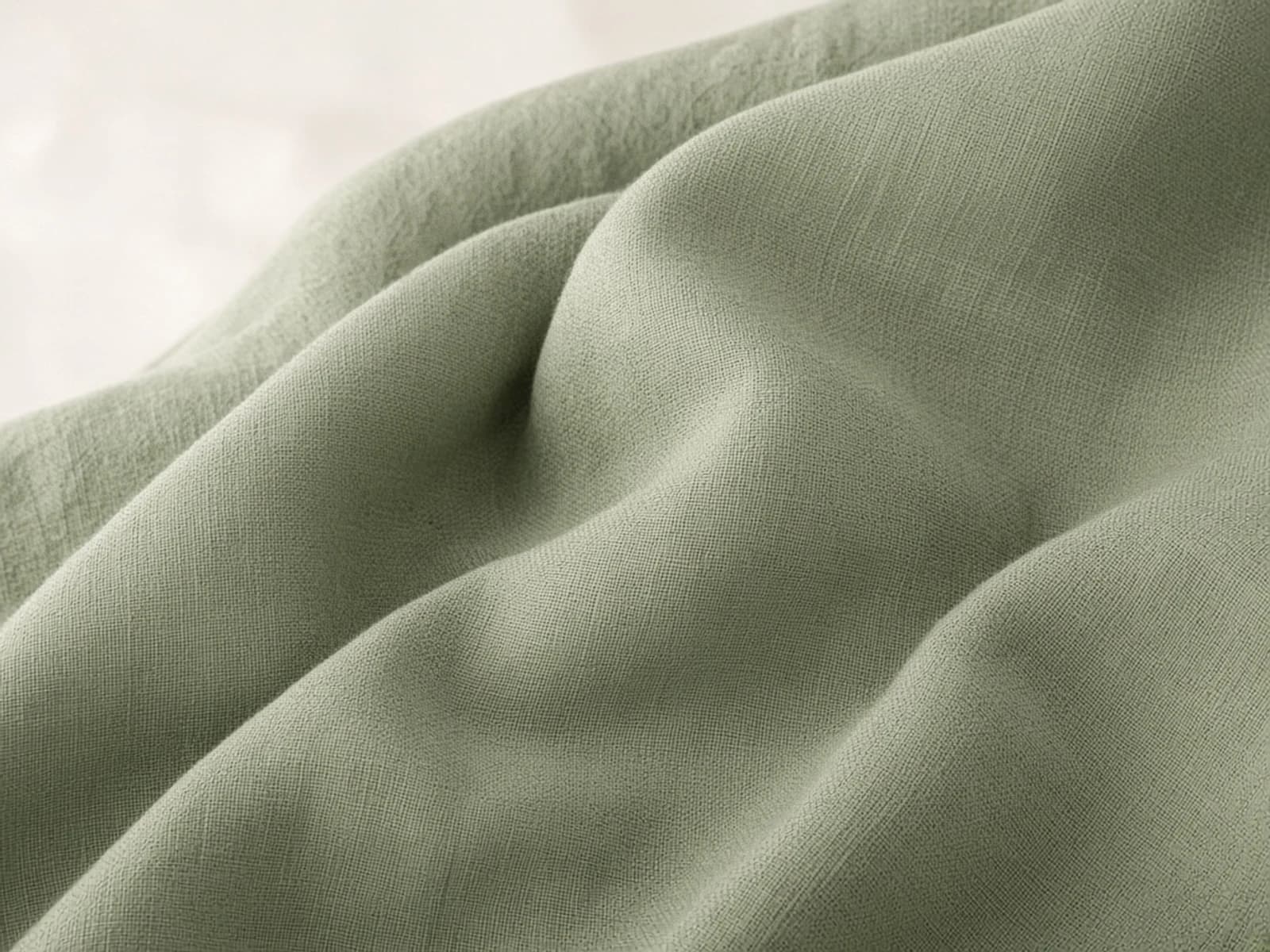 Linen-cotton blend fabric with a balanced plain weave
