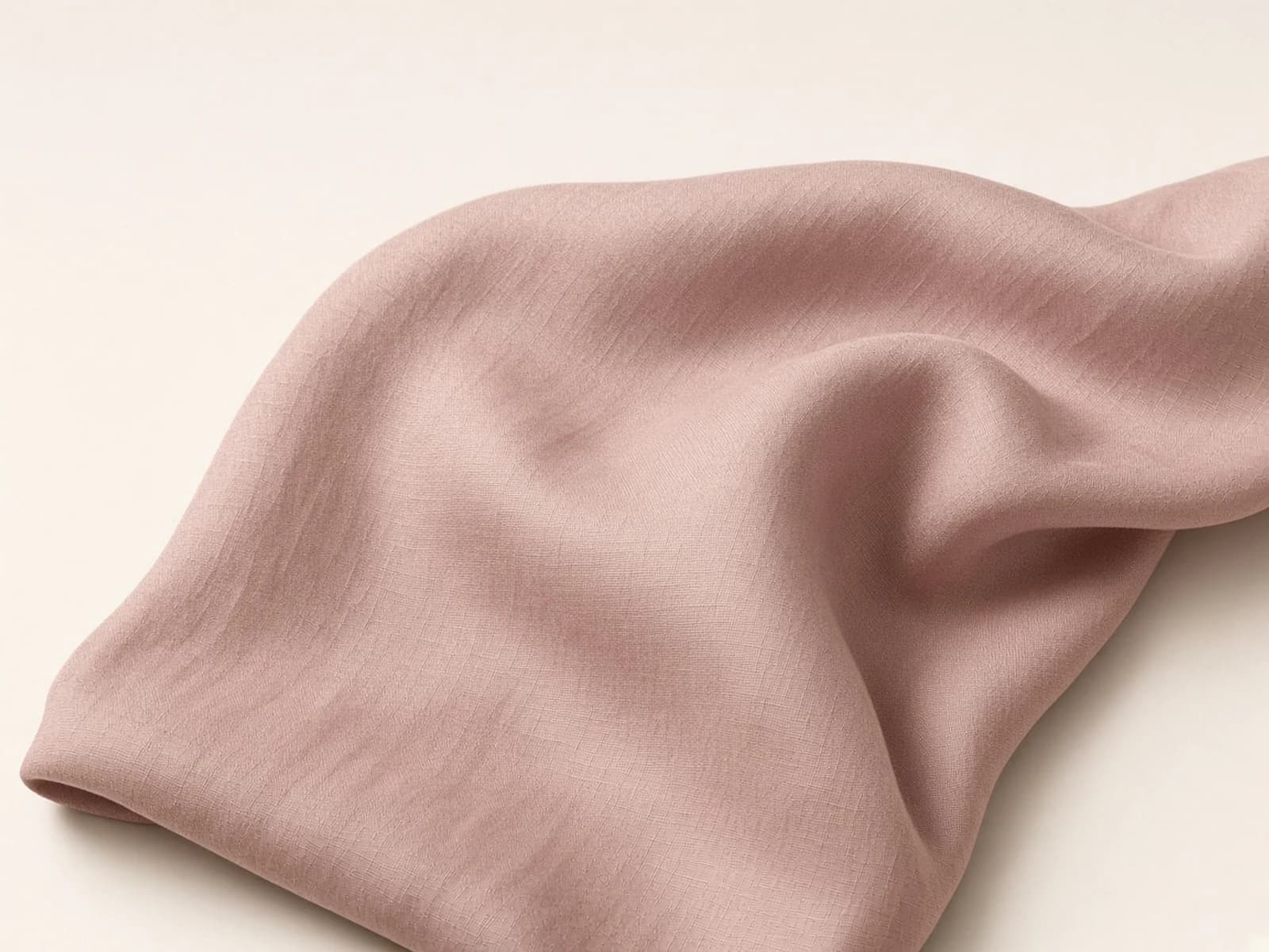 Linen-silk blend with a soft sheen and fine natural texture