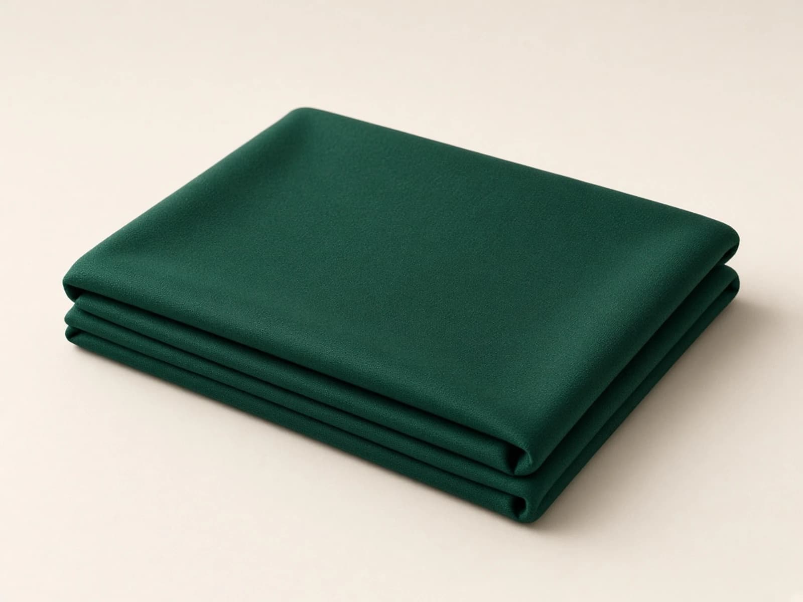 Emerald mercerized cotton jersey with a subtle smooth lustre