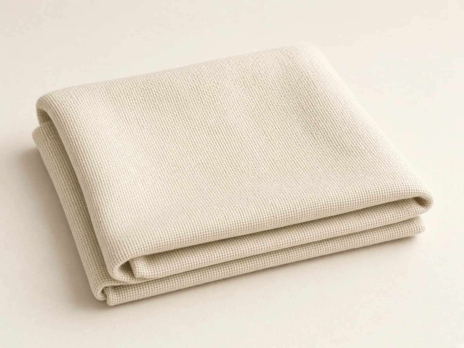 Ecru organic Oxford cotton with natural basketweave character