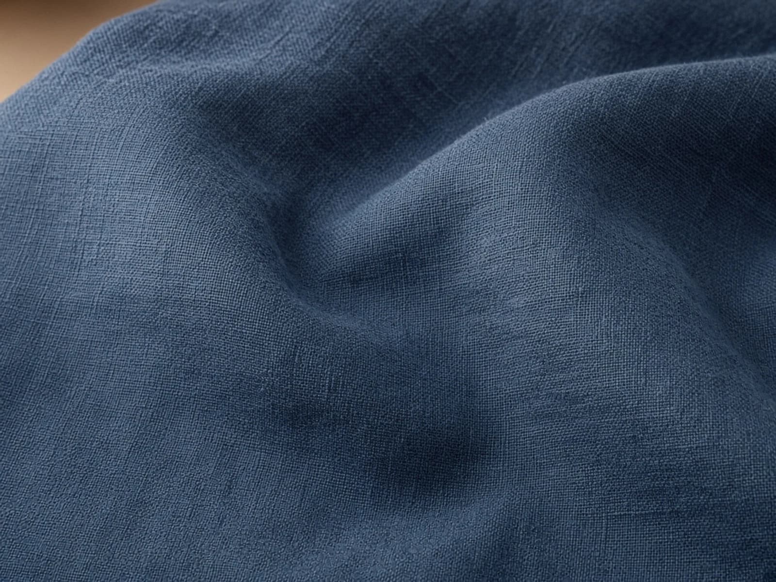Olive slub cotton with irregular thick yarn texture
