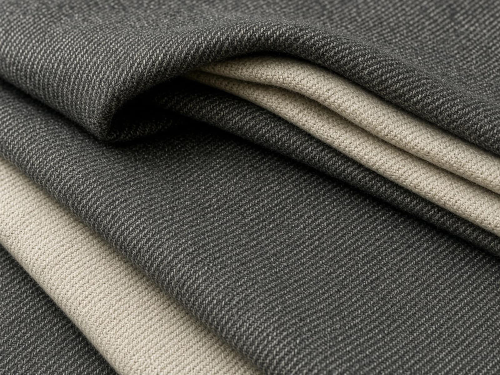 wool cotton twill fabric